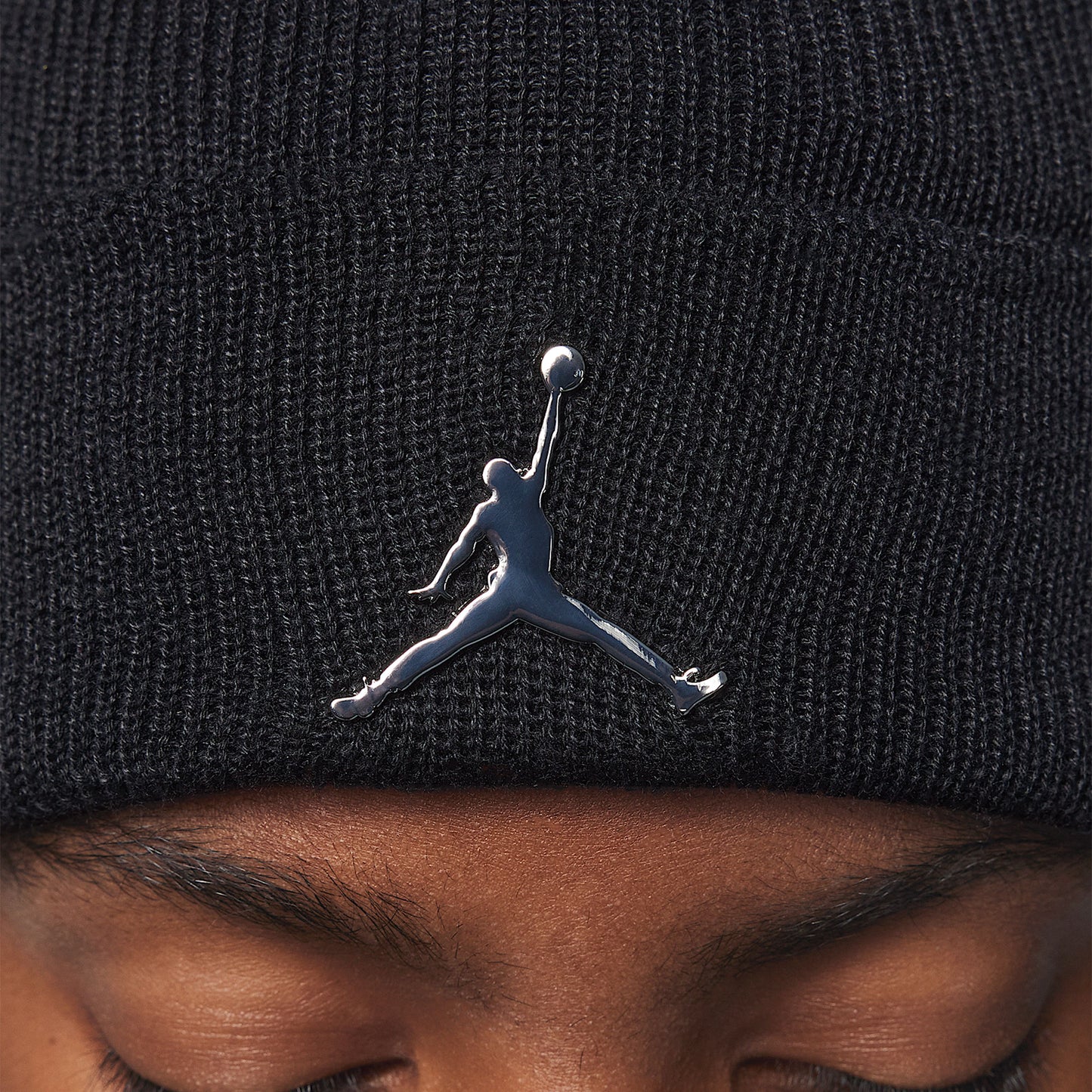 Nike Jordan Boys Cuffed Beanie Black - 9A0063-023