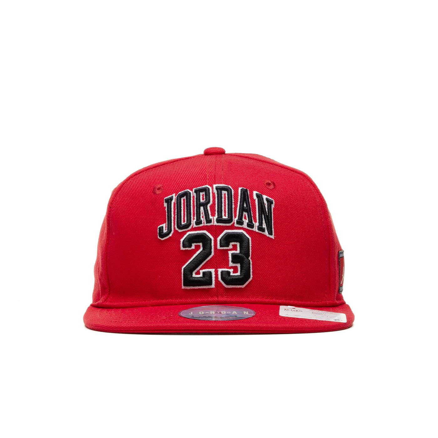 Nike Jordan Boys Jersey Flatbrim Cap Gym Red - 9A0781-R78