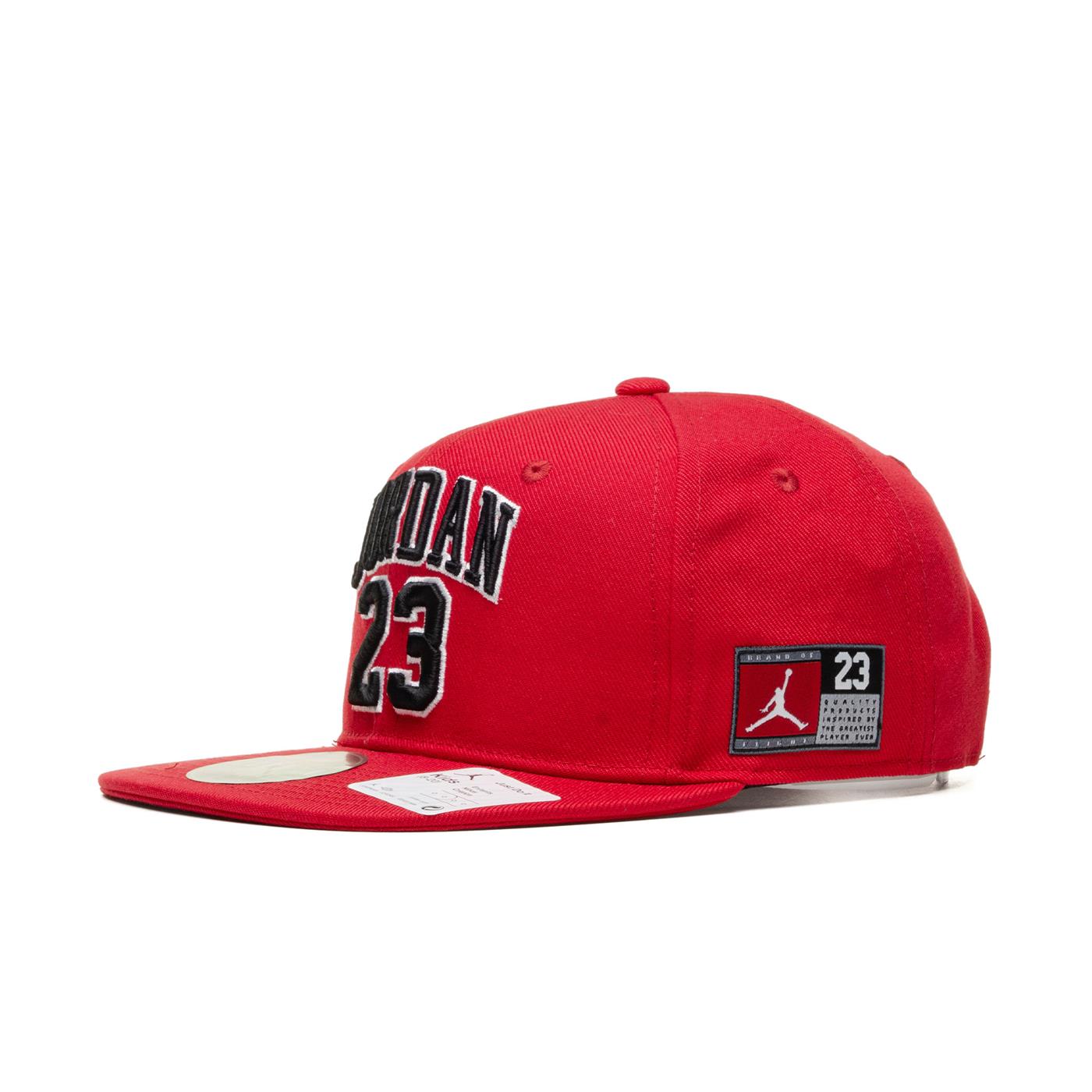 Nike Jordan Boys Jersey Flatbrim Cap Gym Red - 9A0781-R78