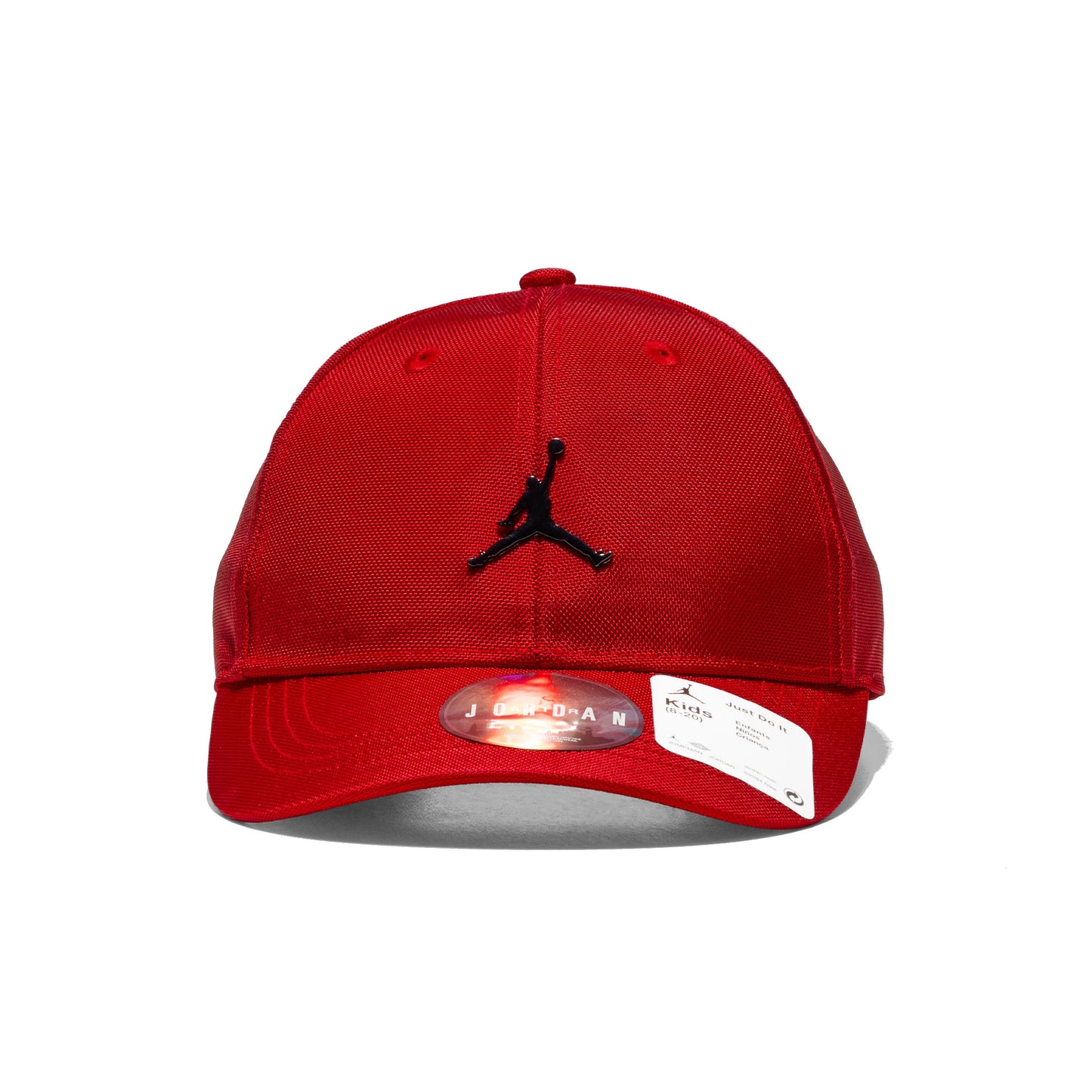 Nike Jordan Boys Jan Metal Jumpman Curve Brim Cap Gym Red