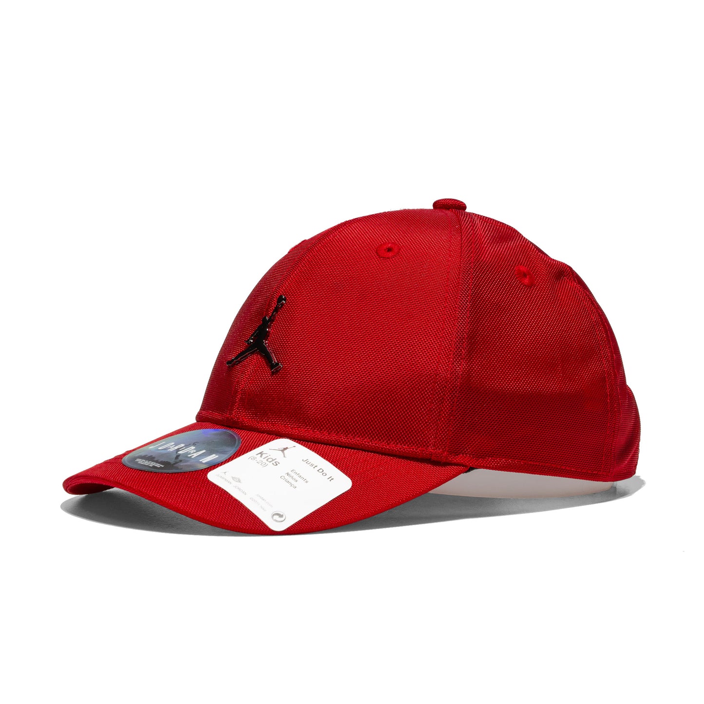 Nike Jordan Boys Jan Metal Jumpman Curve Brim Cap Gym Red