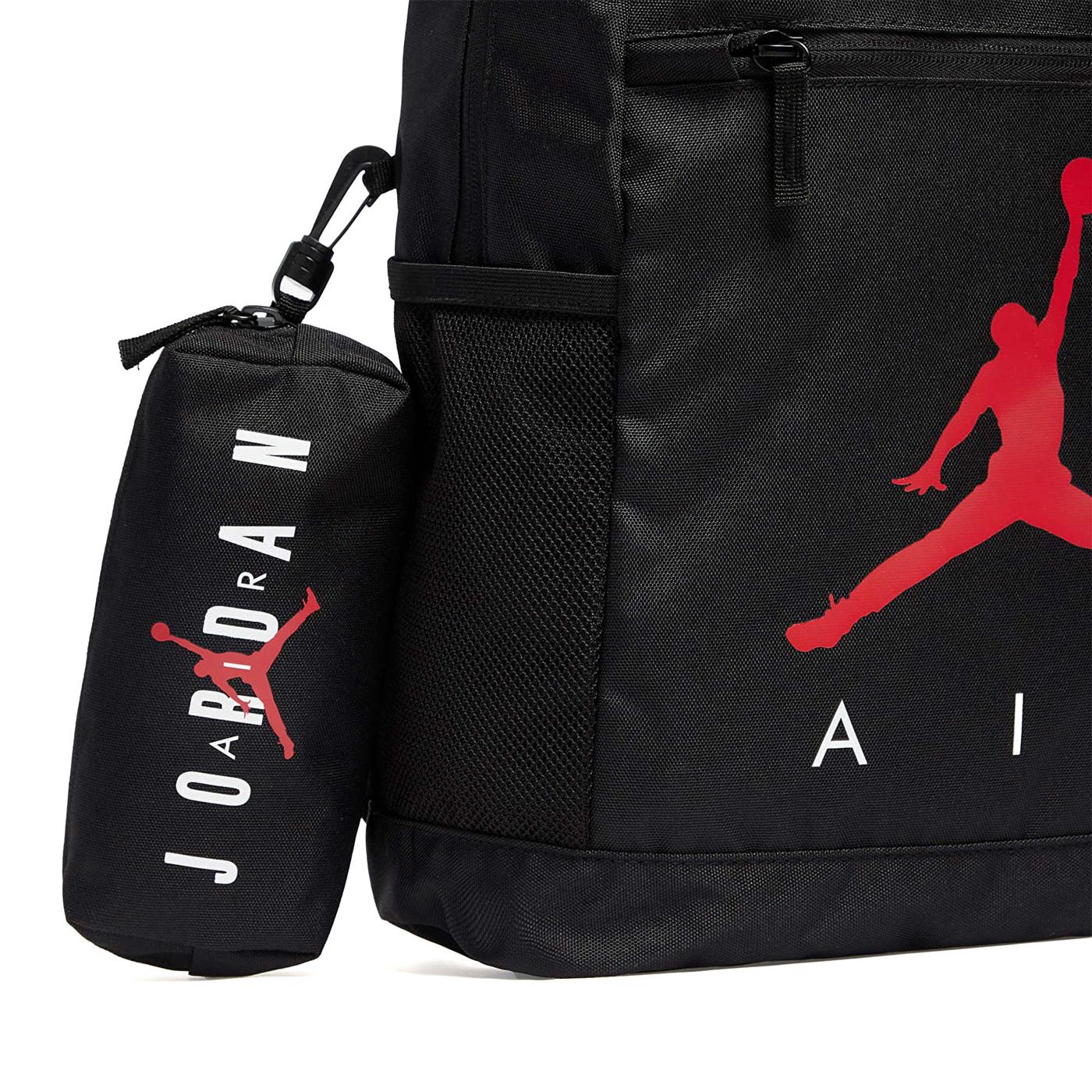 Nike Jordan School Backpack Black/Gym Red-White  - 9B0503-023