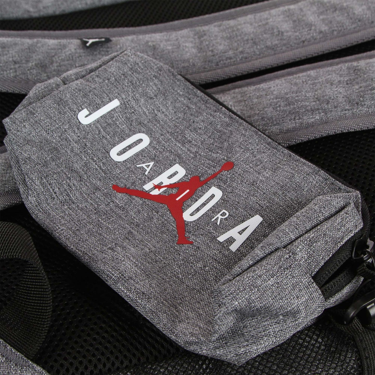 Nike Jordan School Backpack Grey Heather/Black-Gym Red