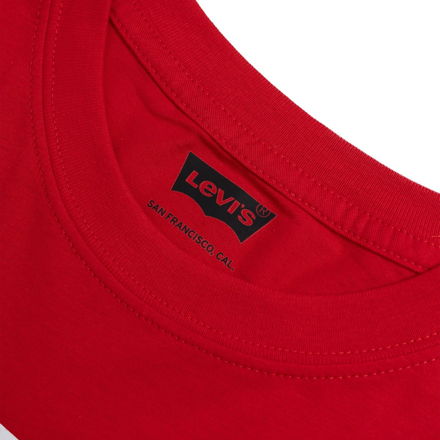 Levis Batwing Tee Super Red - 9E8157-R6W