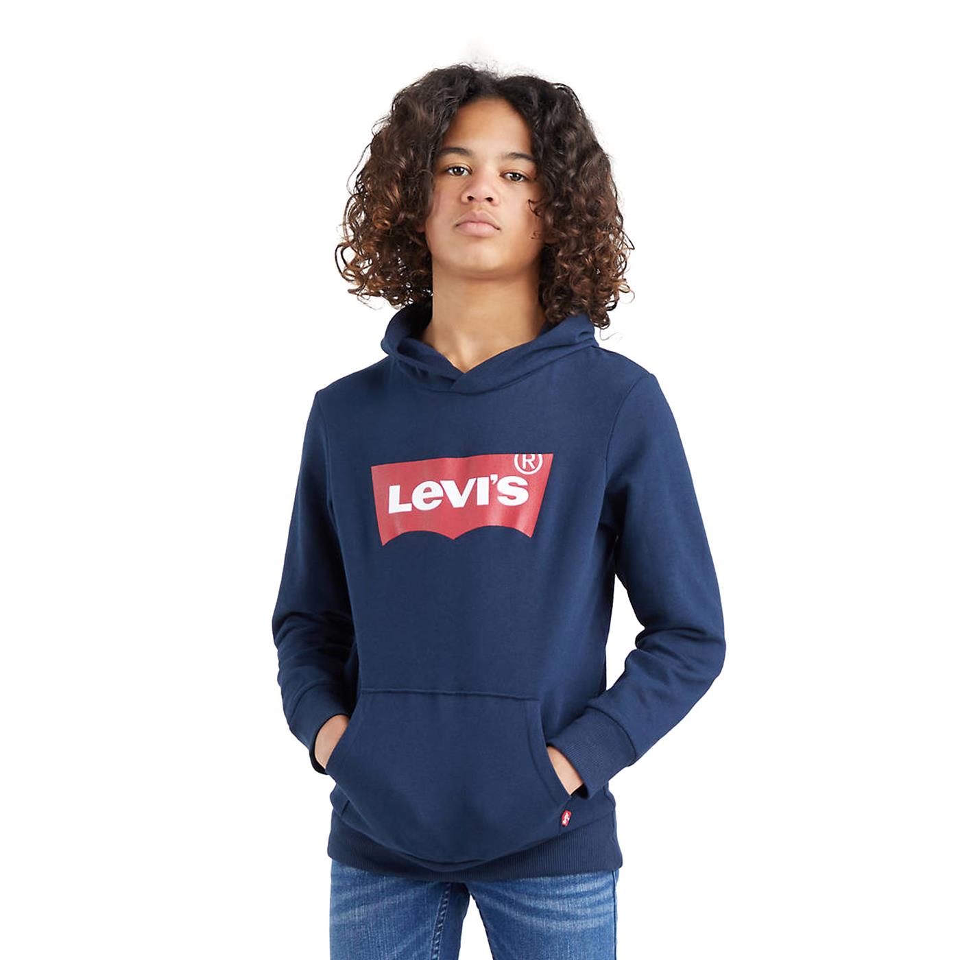 Levis Batwing Screenprint Hoodie Dress Blues - 9E8778-C8D