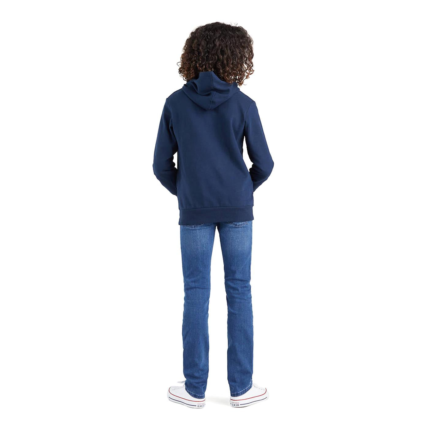 Levis Batwing Screenprint Hoodie Dress Blues - 9E8778-C8D
