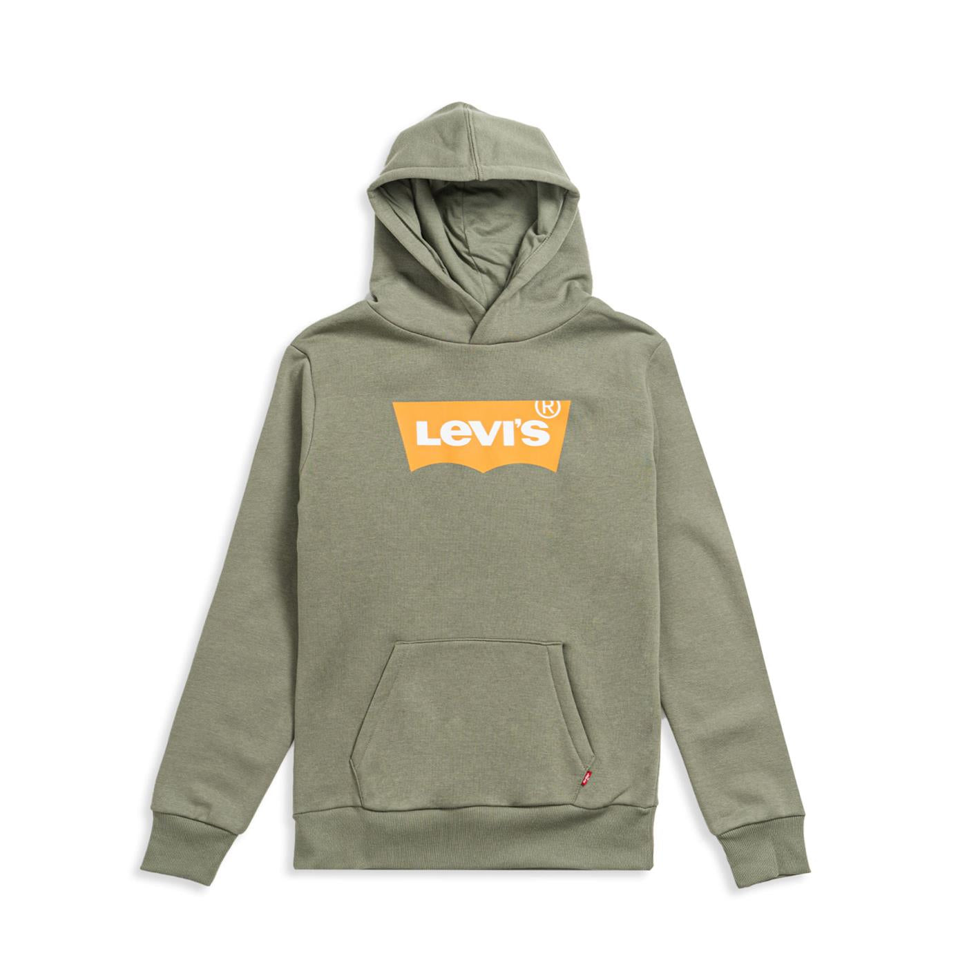 Levis Batwing Screenprint Hoodie Army Green  - 9E8778-E6U