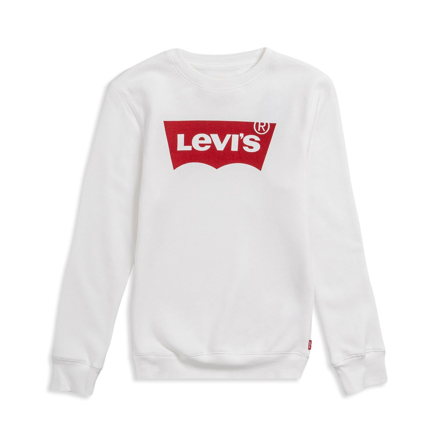 Levis Batwing Crewneck Sweatshirt White  - 9E9079-W43