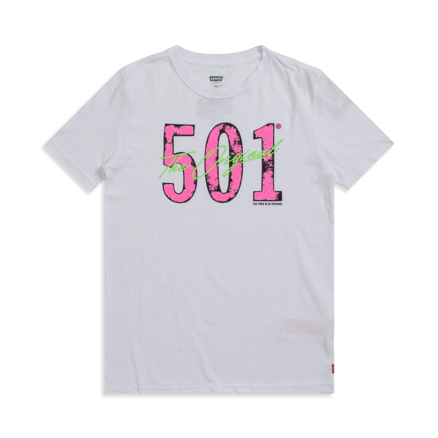 Levis 501 The Original Tee Bright White - 9EH882-W1T