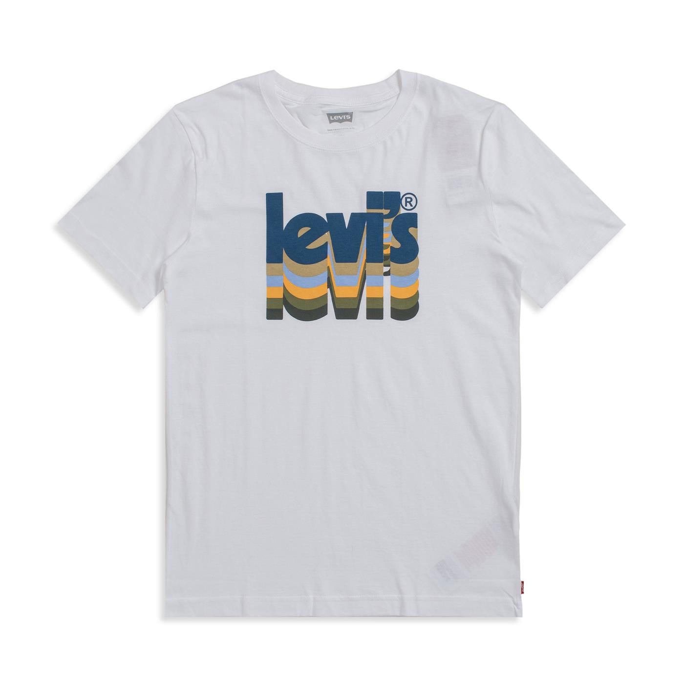 Levis Layered Poster Logo Tee Bright White  - 9EH892-W1T