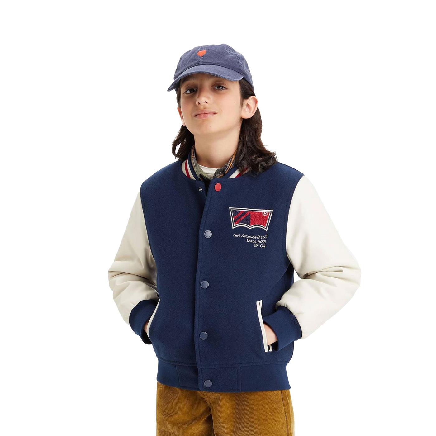 Levis Varsity Jacket Navy Blue - 9EH926-C8D