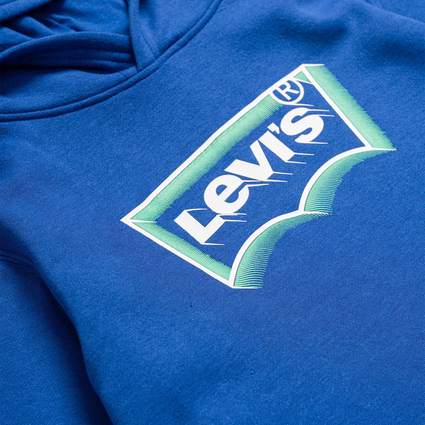 Levis Batwing Fill Hoodie Royal Blue  - 9EJ321-U85