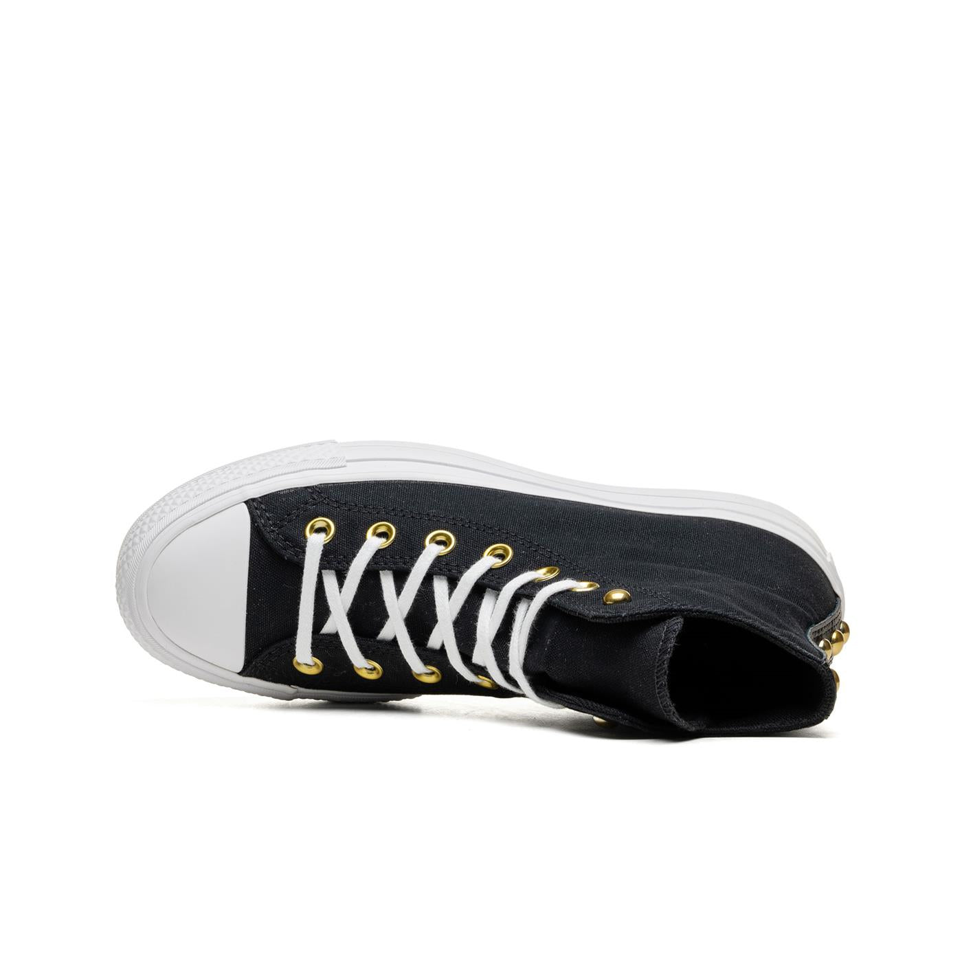 Converse CT All Star Lift Hi Black/White/Gold - A05453C