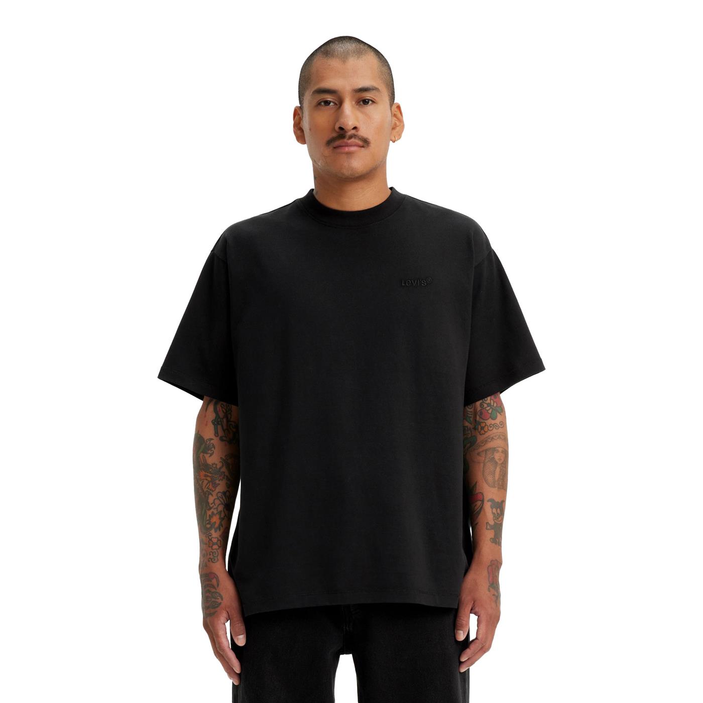 Levis Red Tab Vintage Tee Mineral Black Garment  - A0637-0001