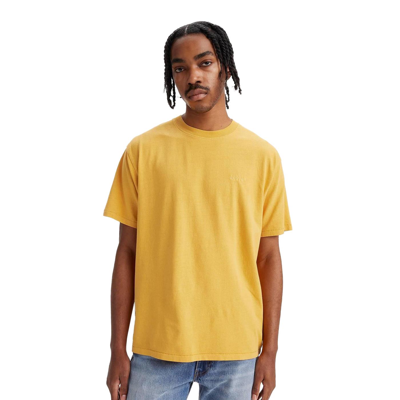 Levis Red Tab Vintage Tee Garment Dye Ochre - A0637-0136