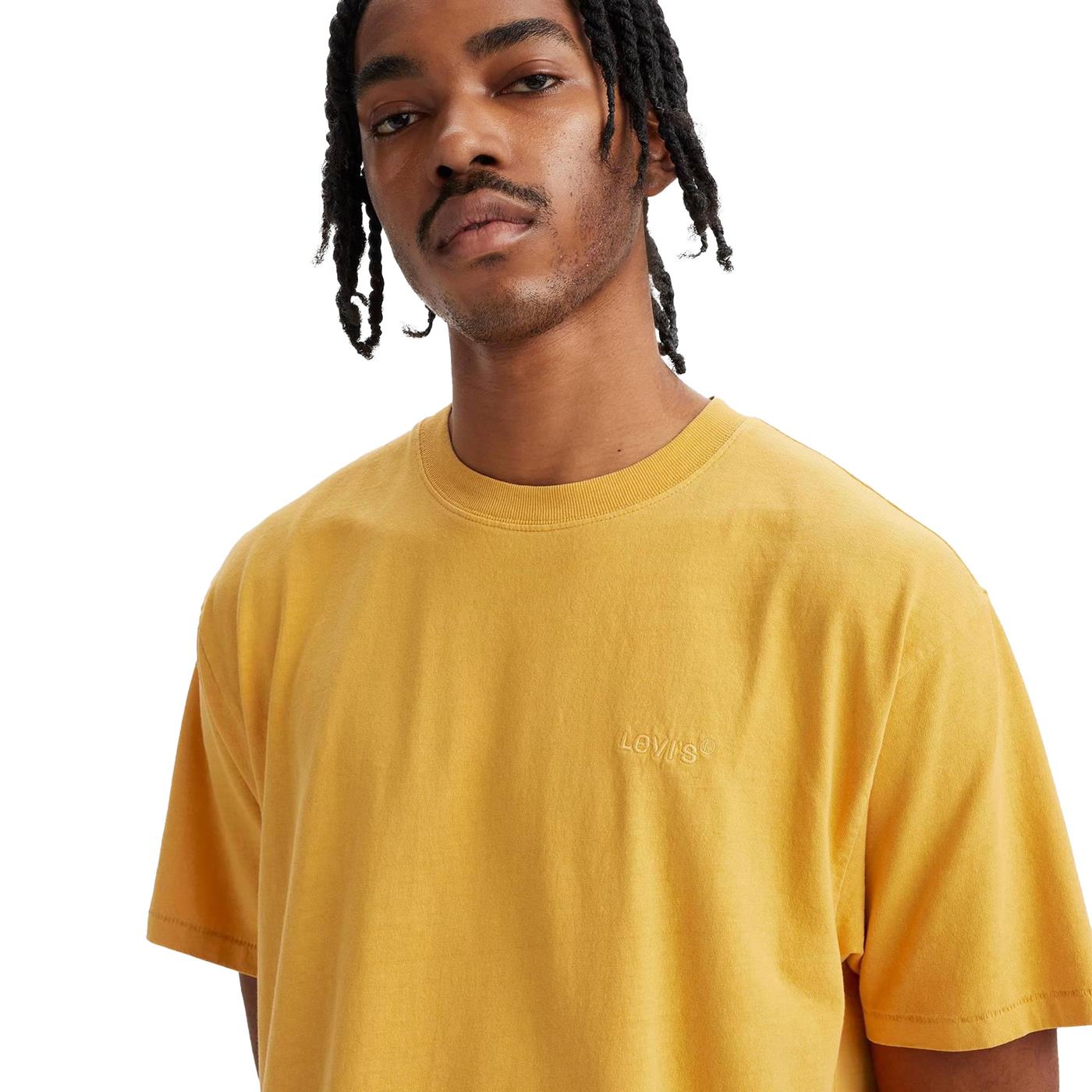 Levis Red Tab Vintage Tee Garment Dye Ochre - A0637-0136