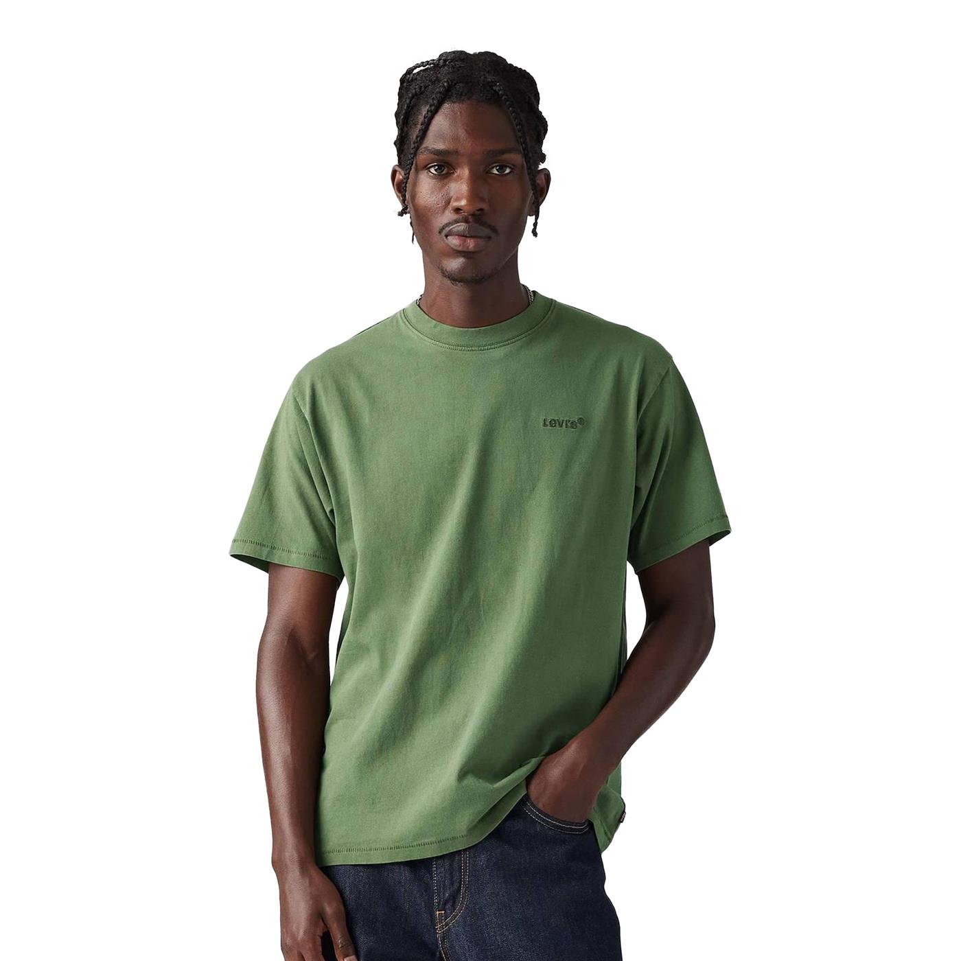 Levis Red Tab Vintage Tee Garment Dye Vineyard - A0637-0137
