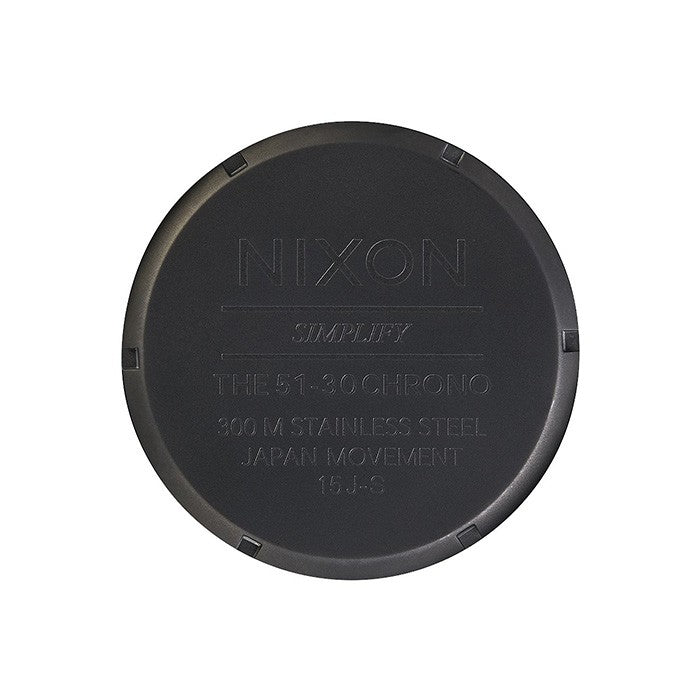 Nixon 51-30 Chrono 51 Mm Black/Rose Gold  - A0832051