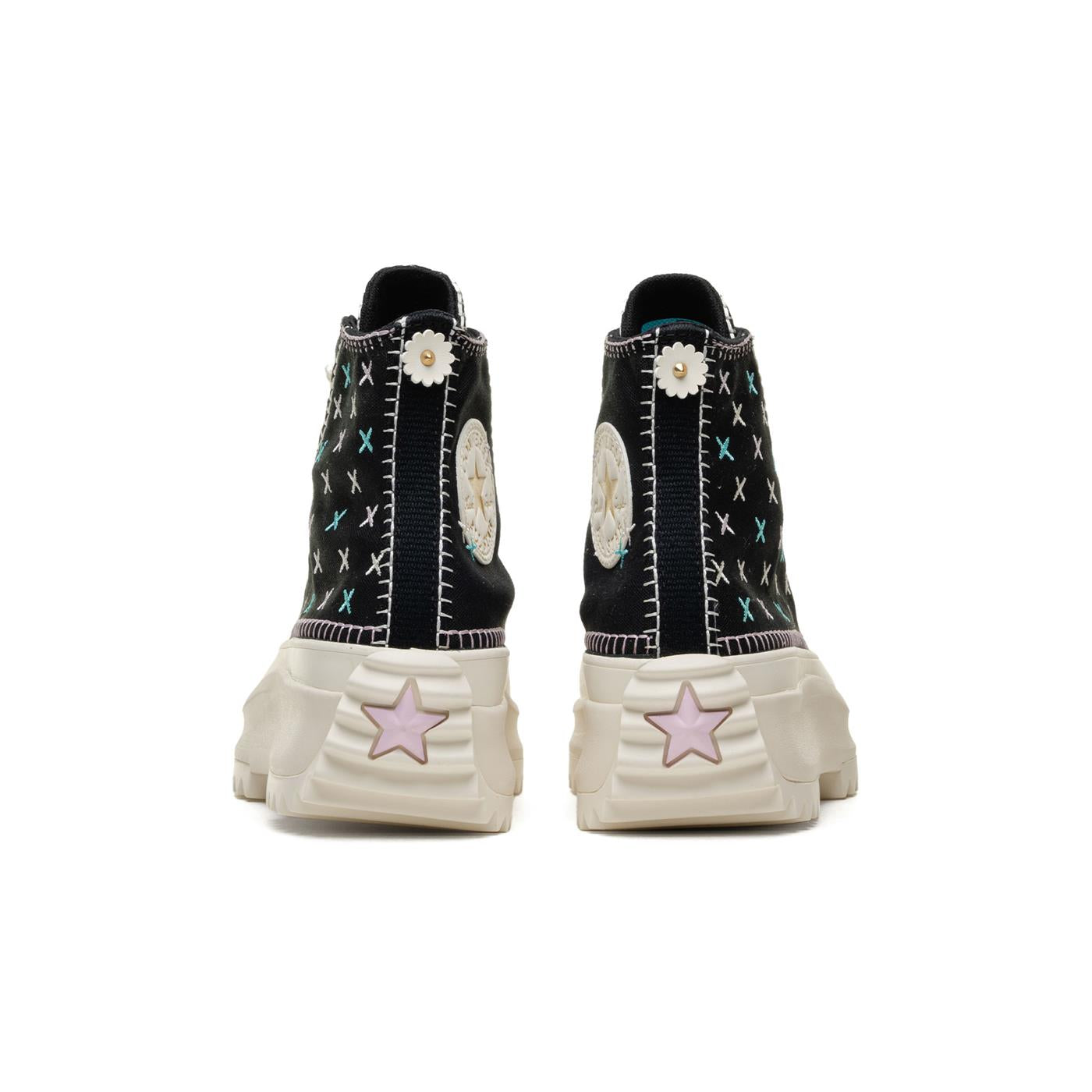 Converse Run Star Hike Platform Crafted Stitching Black/Egre - A08733C