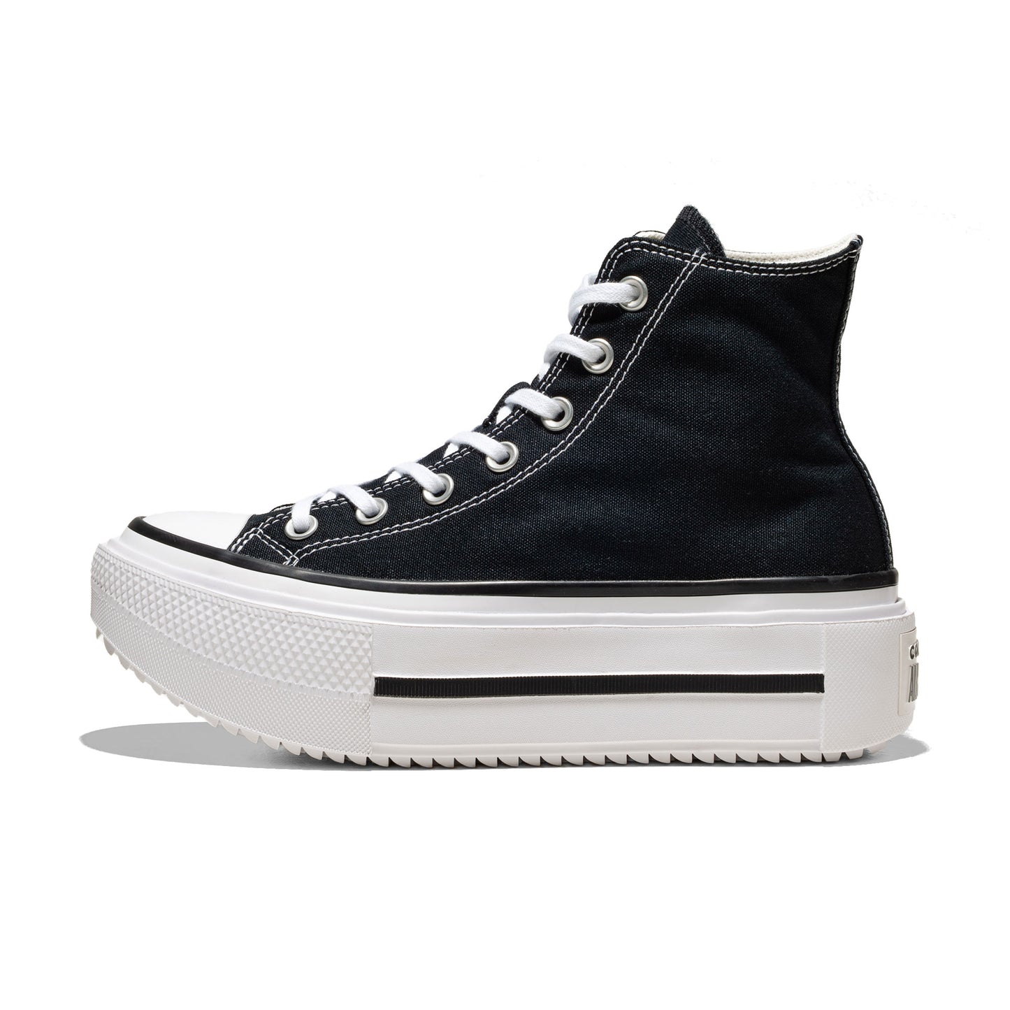 Converse Chuck Taylor All Star Lift Double Stack Hi Black/Wh - A12975C