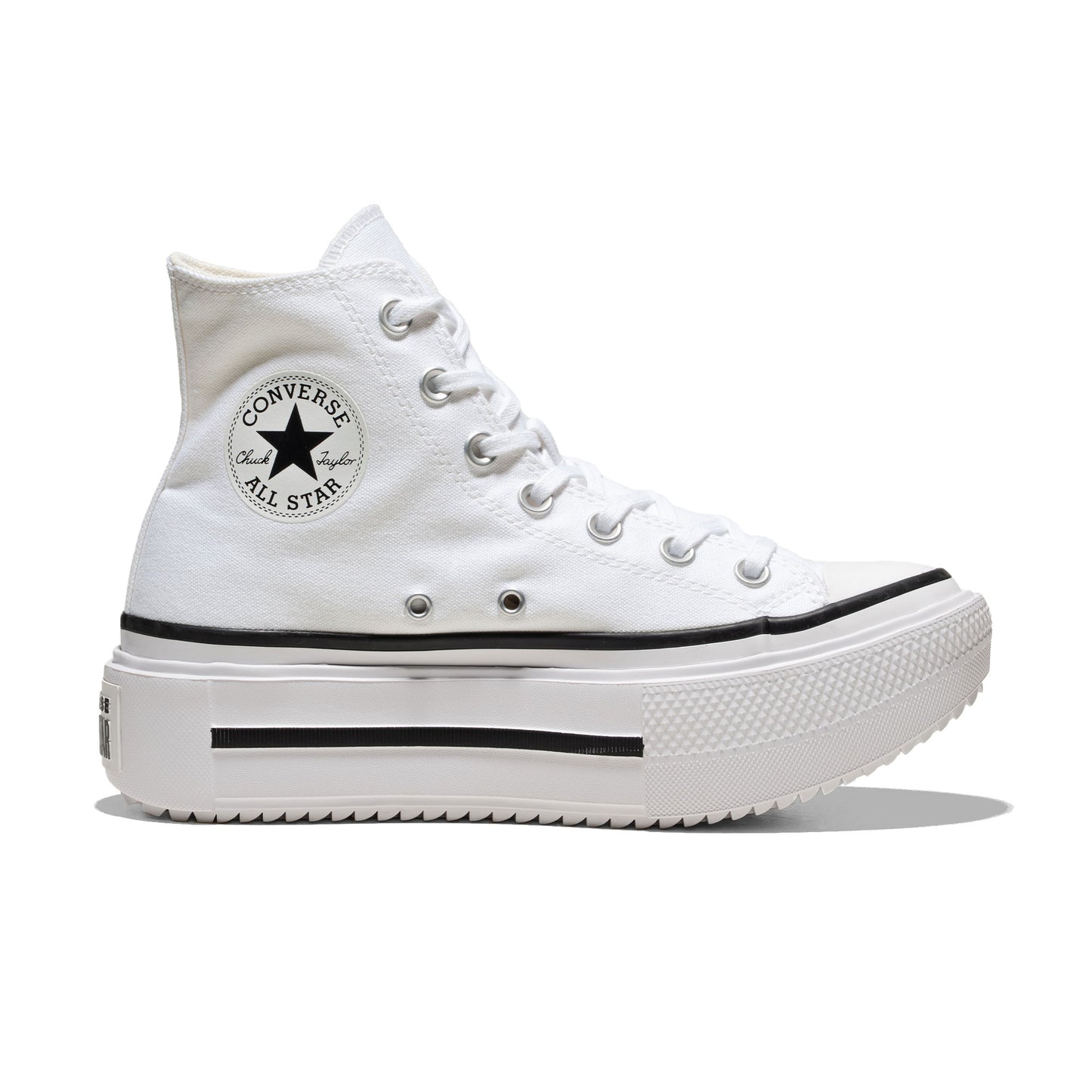 Converse Chuck Taylor All Star Lift Double Stack Hi White/Bl - A12976C