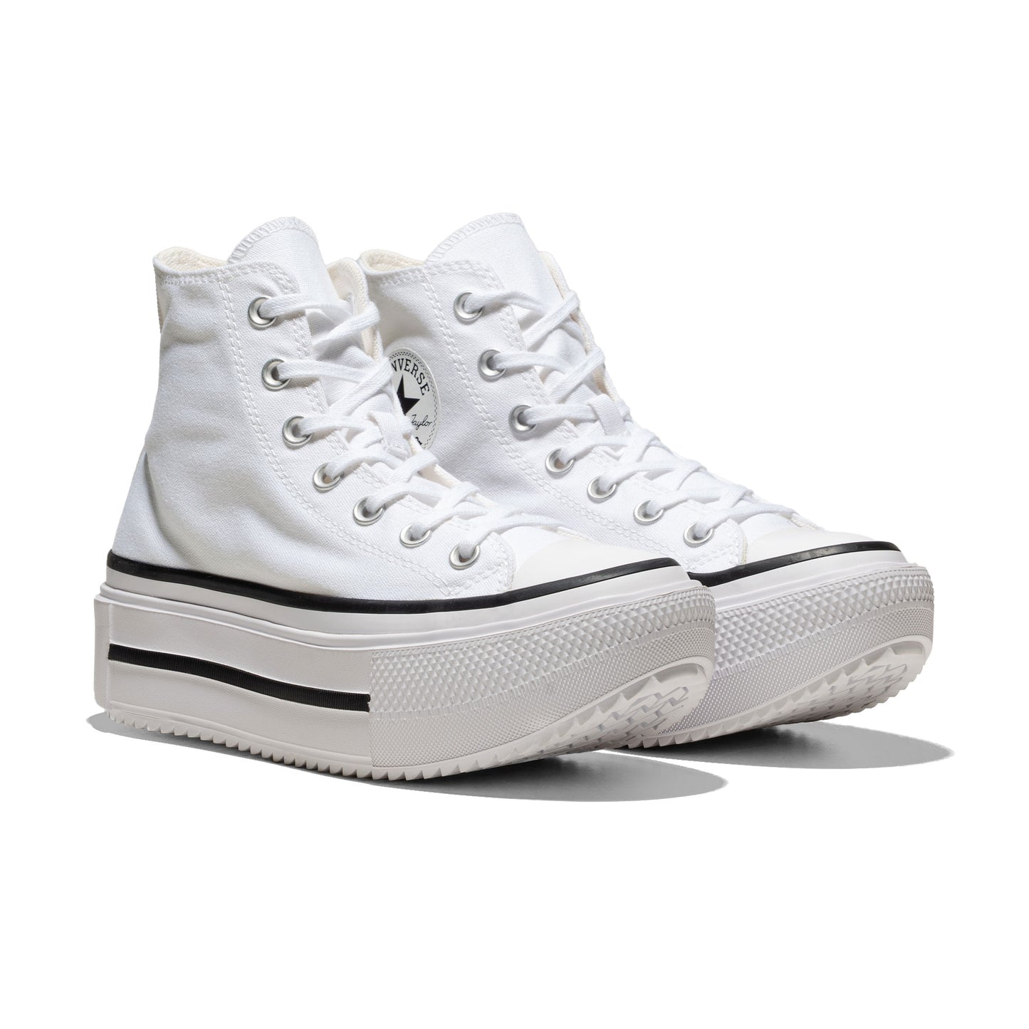 Converse Chuck Taylor All Star Lift Double Stack Hi White/Bl - A12976C