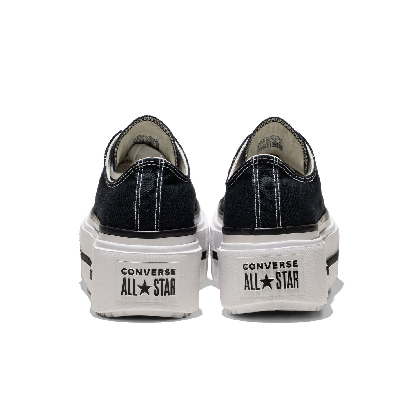 Converse Chuck Taylor All Star Lift Double Stack Ox Black/Wh - A15490C