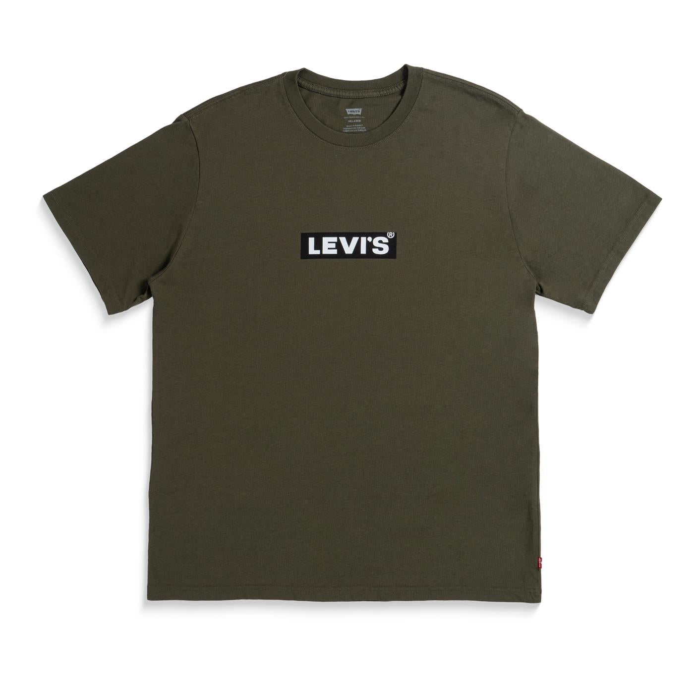 Levis LSE SS Relaxed Fit Tee LSE Babytab Olive Night - A2082-0180
