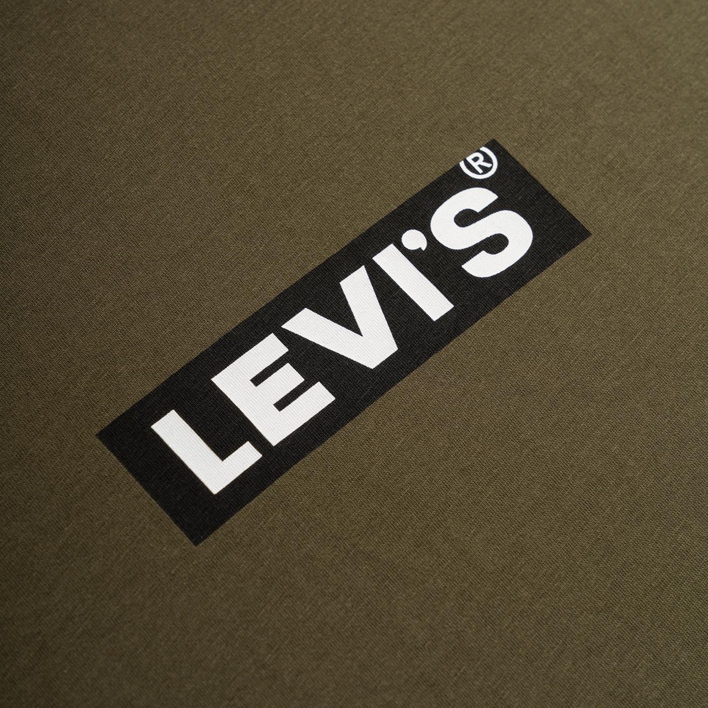 Levis LSE SS Relaxed Fit Tee LSE Babytab Olive Night  - A2082-0180