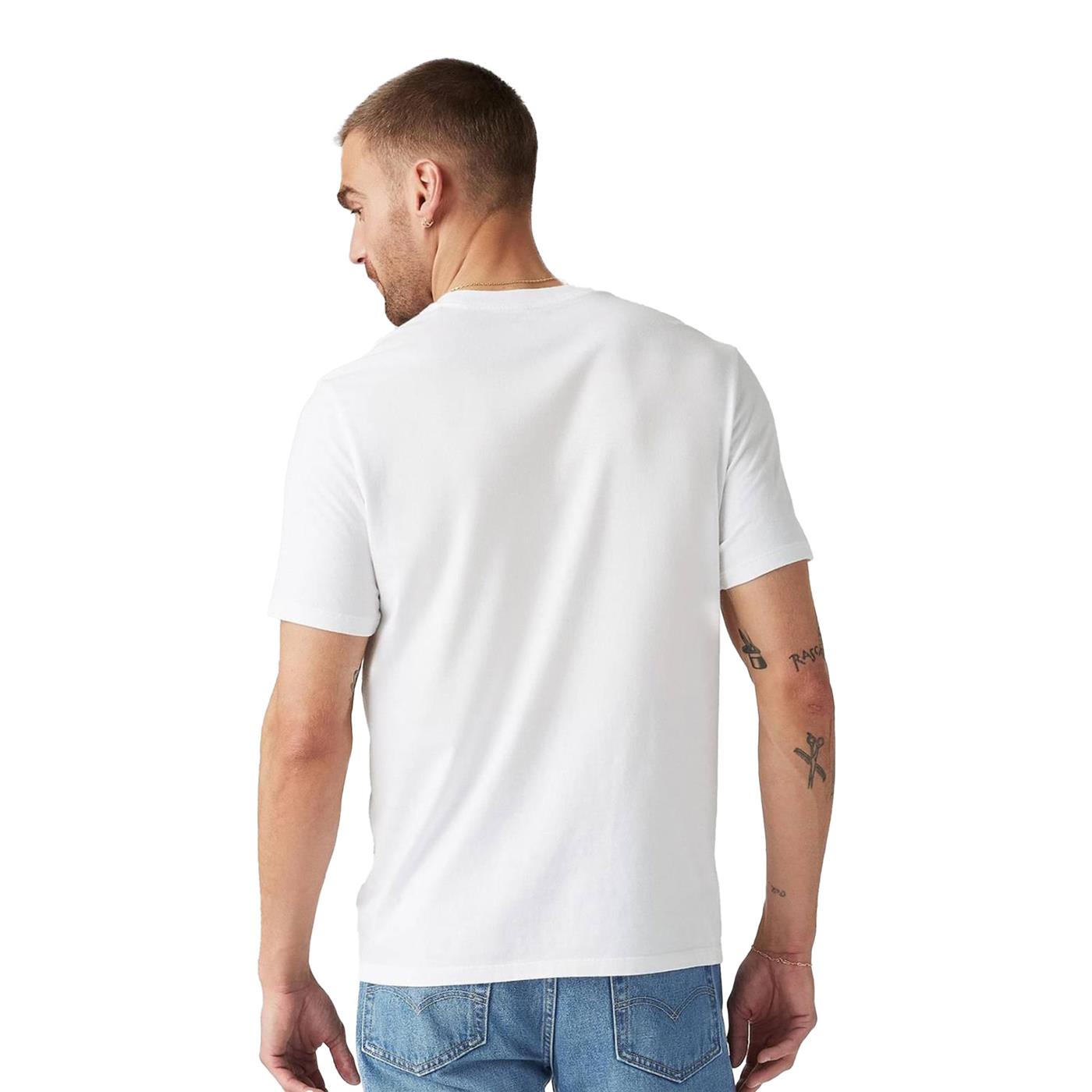 Levis LSE Graphic Crewneck Tee HM Seasonal Fill Bright White  - A2823-0250
