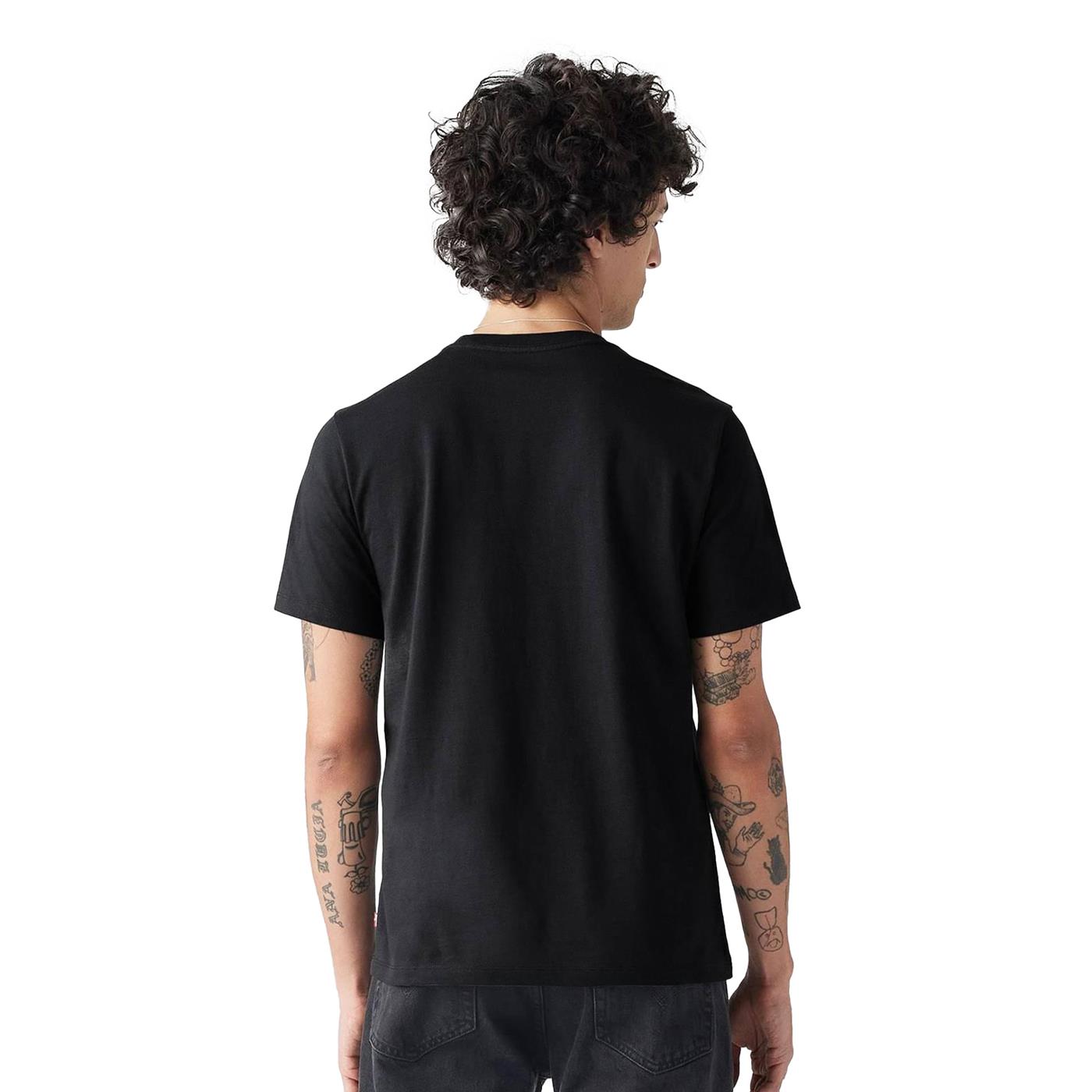 Levis LSE Graphic Crewneck Tee HM Seasonal Fill Black  - A2823-0252