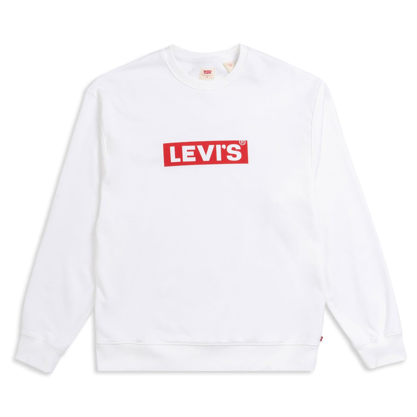 Levis LSE_T3 Relaxed Graphic C Crew Sweatshirt White - A2829-0027