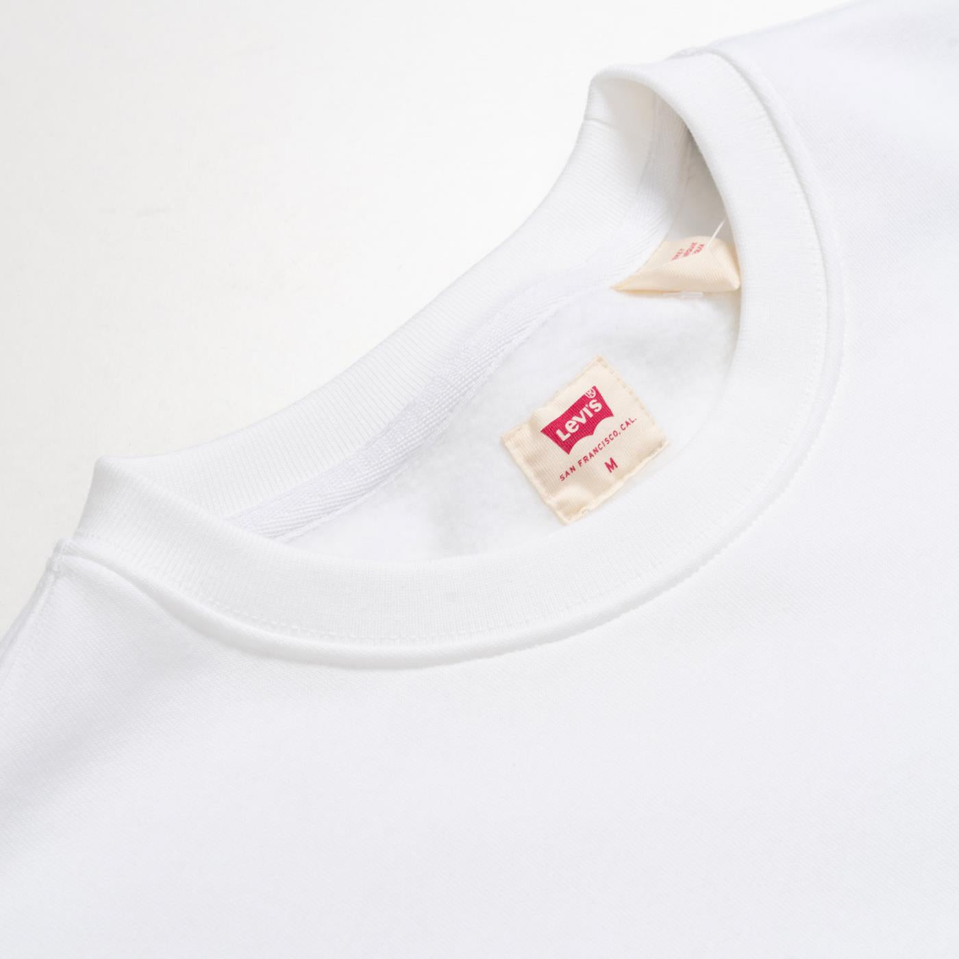 Levis LSE_T3 Relaxed Graphic C Crew Sweatshirt White - A2829-0027
