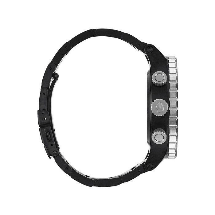 Nixon 48-20 Chrono 48 Mm Black/Silver  - A486180