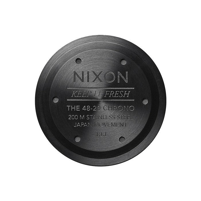 Nixon 48-20 Chrono 48 Mm Black/Silver  - A486180
