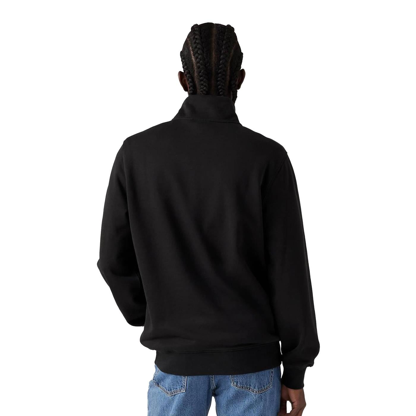 Levis Original HM 1/4 Zip Sweatshirt Mineral Black - A8606-0000