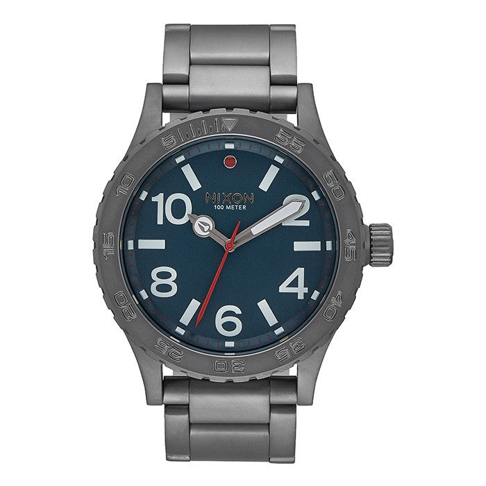 Nixon 46 46 Mm All Gunmetal/Dark Blue  - A9162340