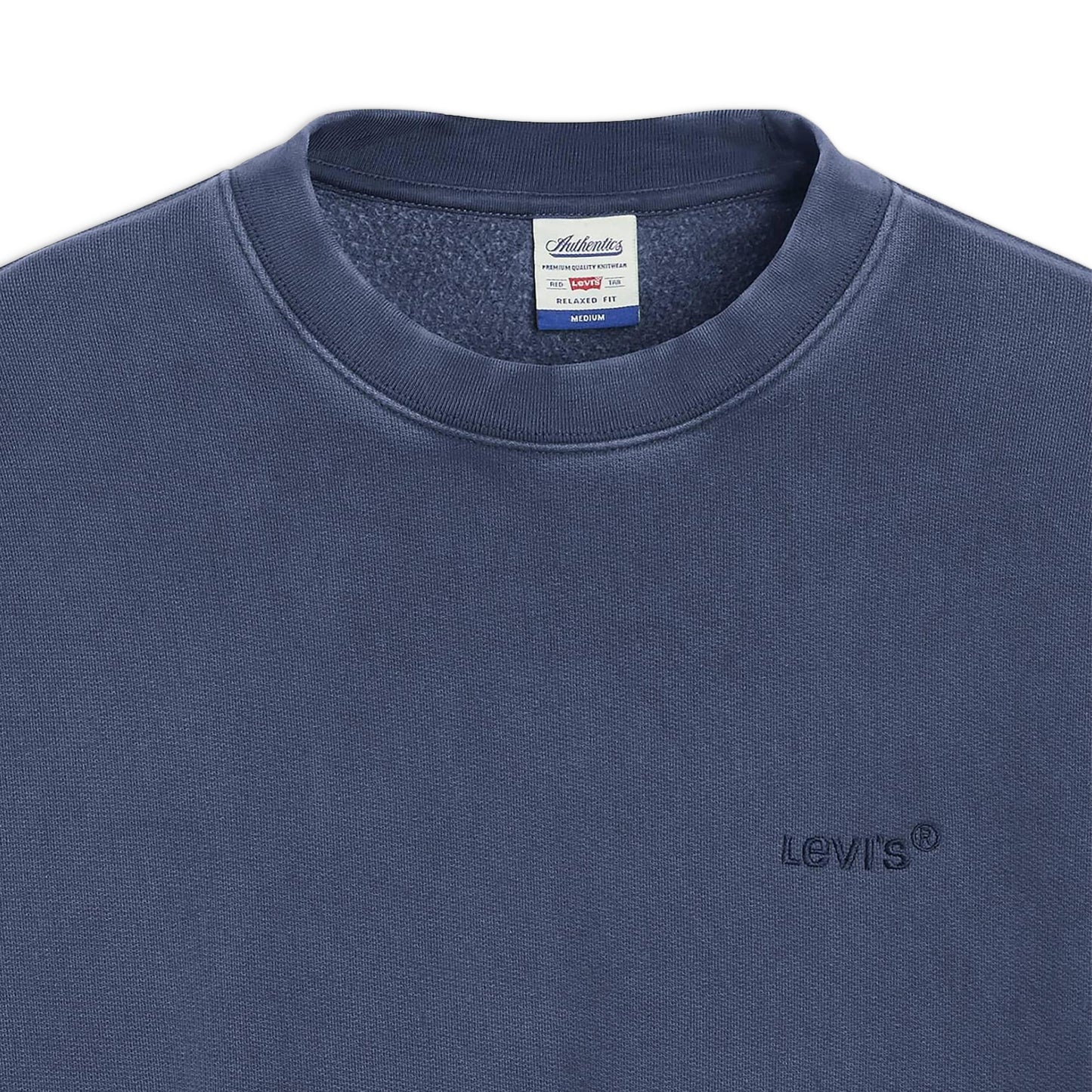 Levis Authentic Crew Sargasso Sea Garment Dye - A9244-0002