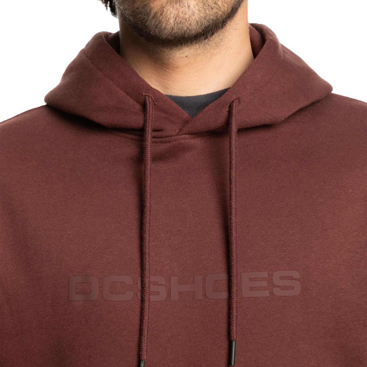 DC Shoes In Between PO Hoodie Bitter Chocolate - ADYFT03433-RSY0
