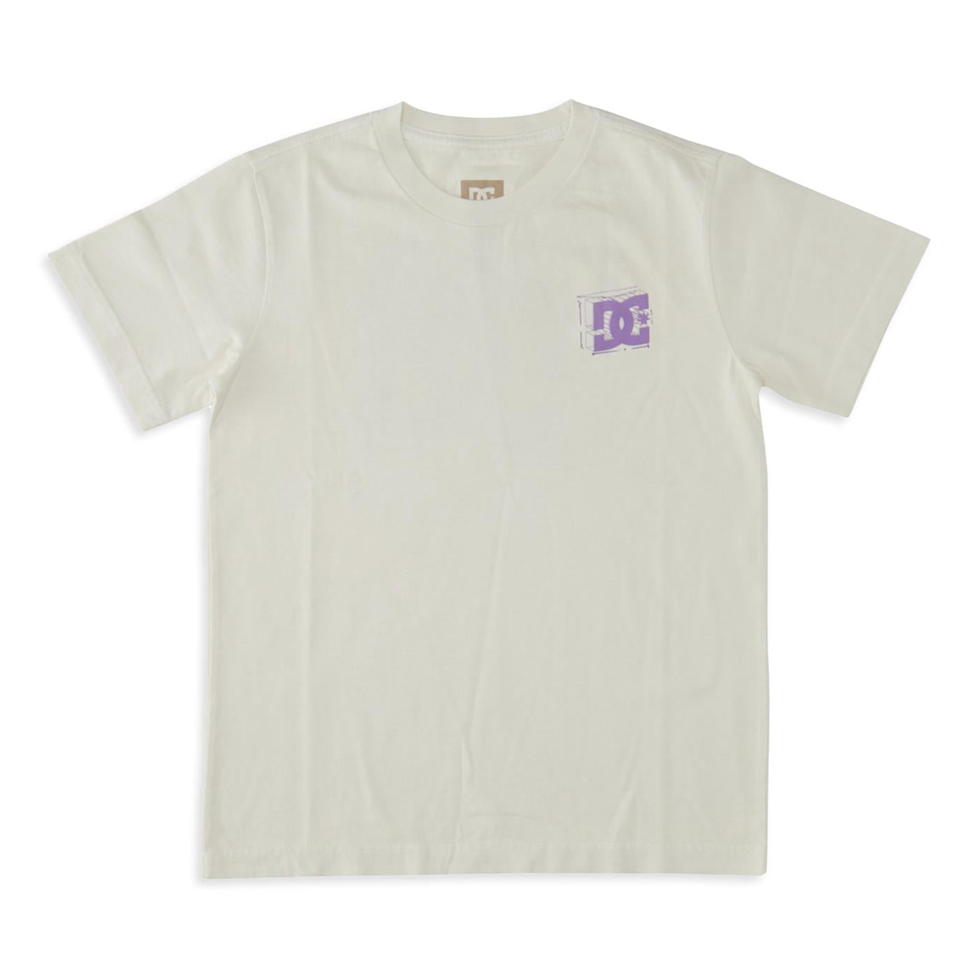 DC Shoes Mid Century HSS Tee Lily White Enzyme Wash - ADYZT05358-LWEW