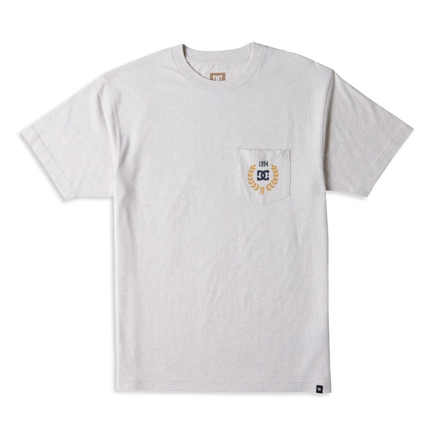 DC Shoes Freshman Pocket SS Tee Snow Heather - ADYZT05409-SCVW