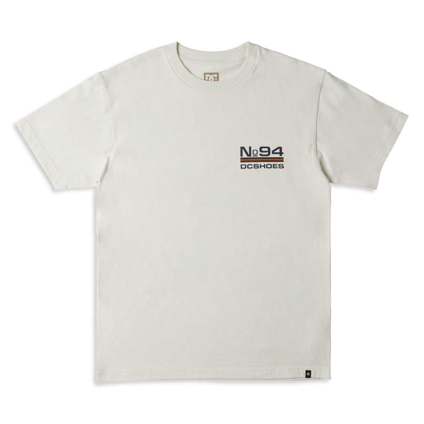 DC Shoes Nº 94 Worker Compass SS Tee Lily White - ADYZT05431-WCQ0