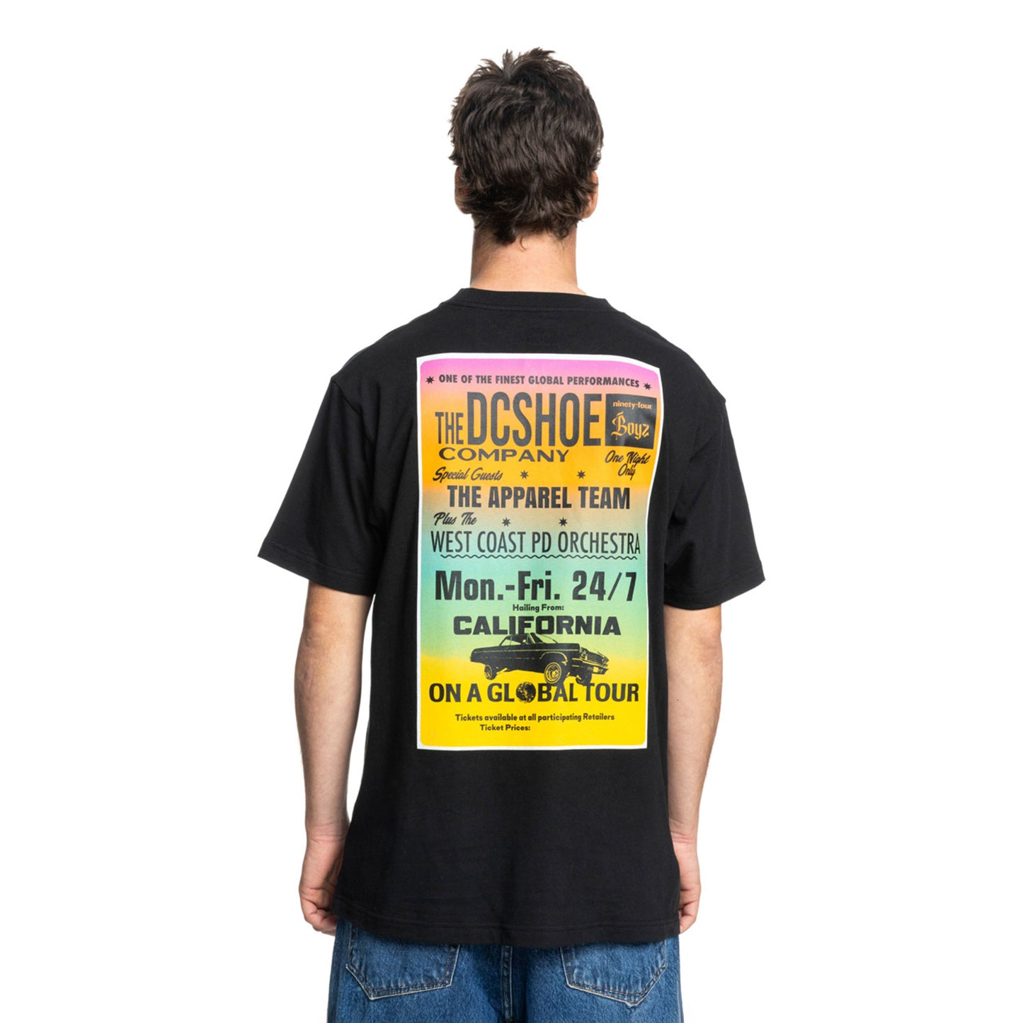DC Shoes The Venue SS Tee Black - ADYZT05455-KVJ0