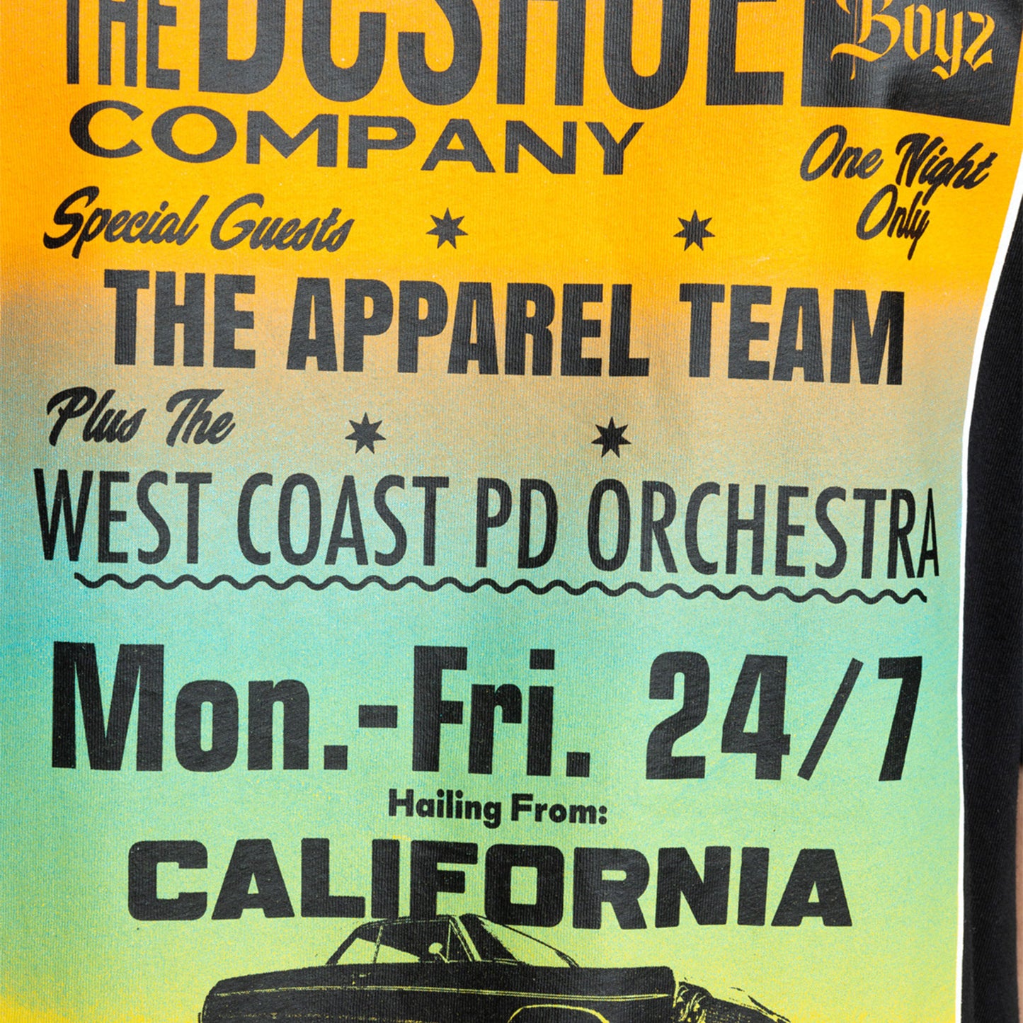 DC Shoes The Venue SS Tee Black - ADYZT05455-KVJ0