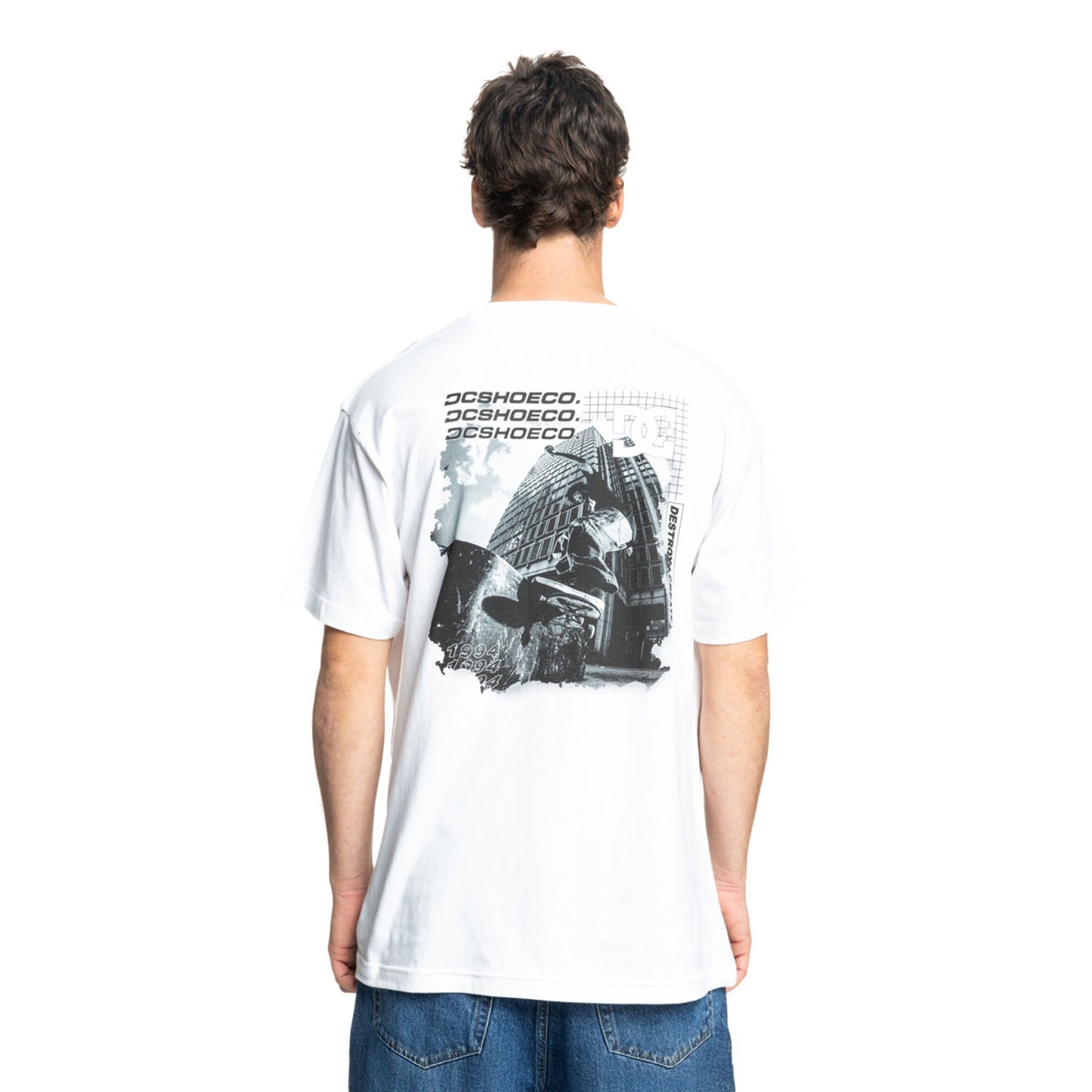 DC Shoes Whereabouts SS Tee White - ADYZT05456-WBB0