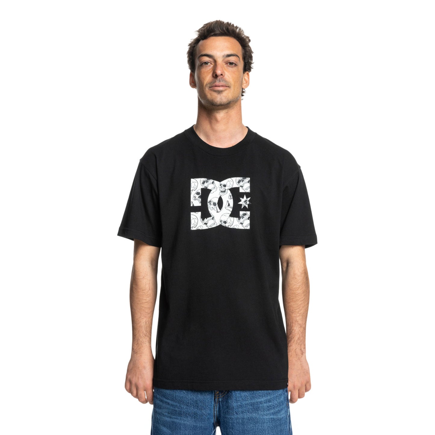 DC Shoes DC Star Skully SS Tee Black - ADYZT05461-KVJ0