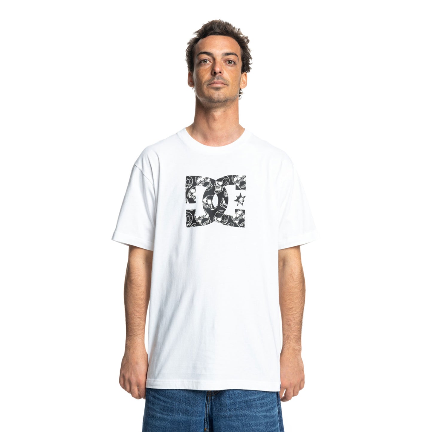 DC Shoes DC Star Skully SS Tee White - ADYZT05461-WBB0