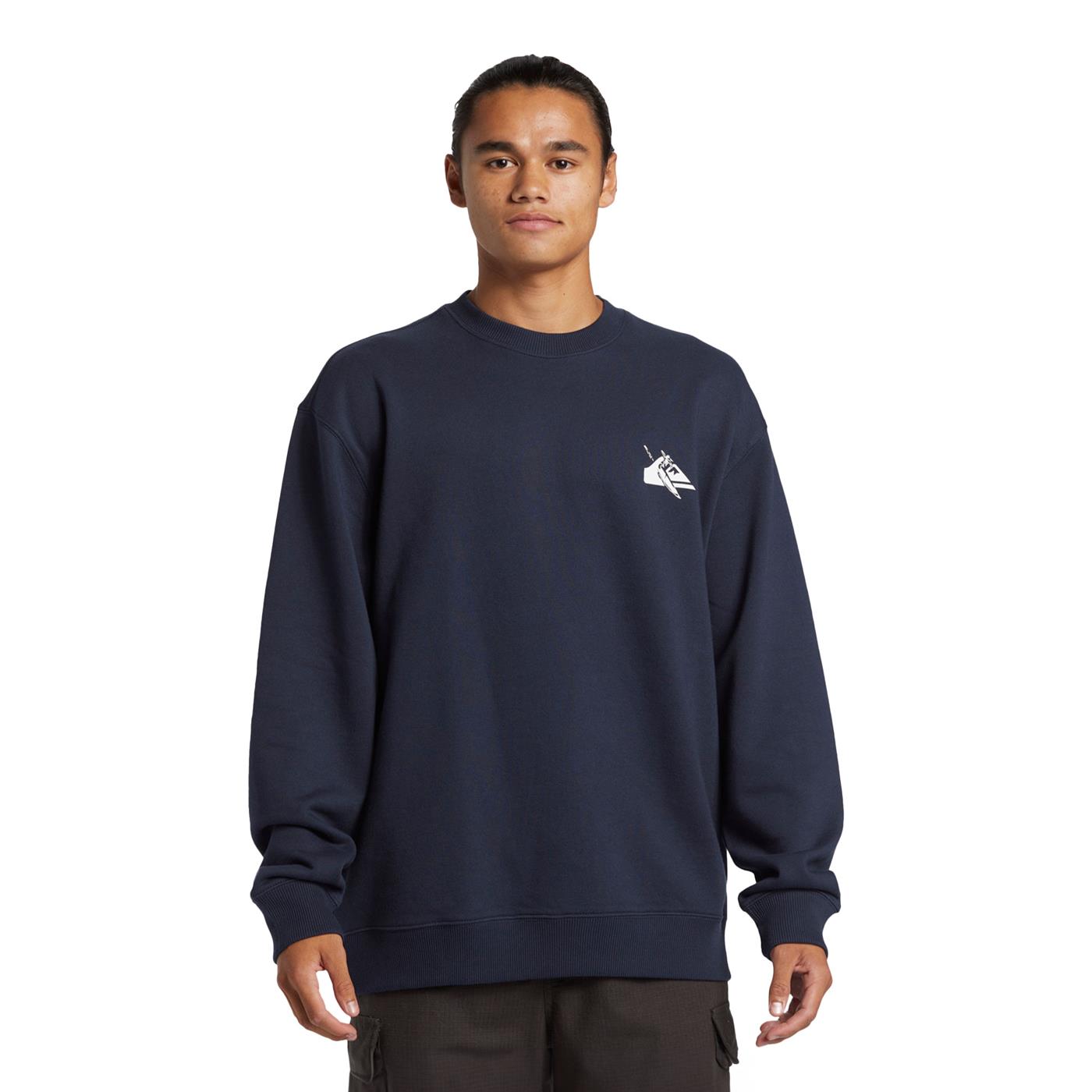 Quiksilver DNA Petroglyph Crew Dark Navy - AQYFT03374-KTP0