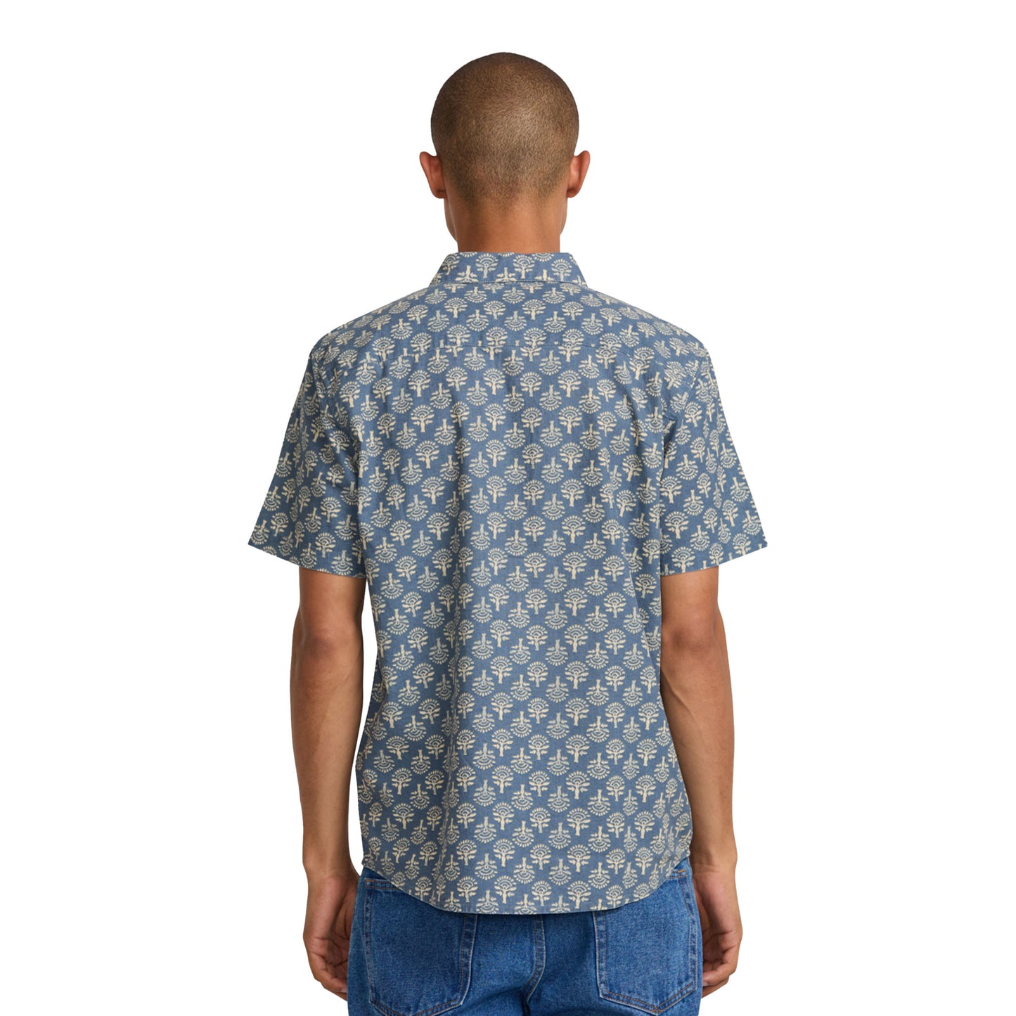 RVCA Vacationist SS Shirt Indigo - AVYWT00495-IND