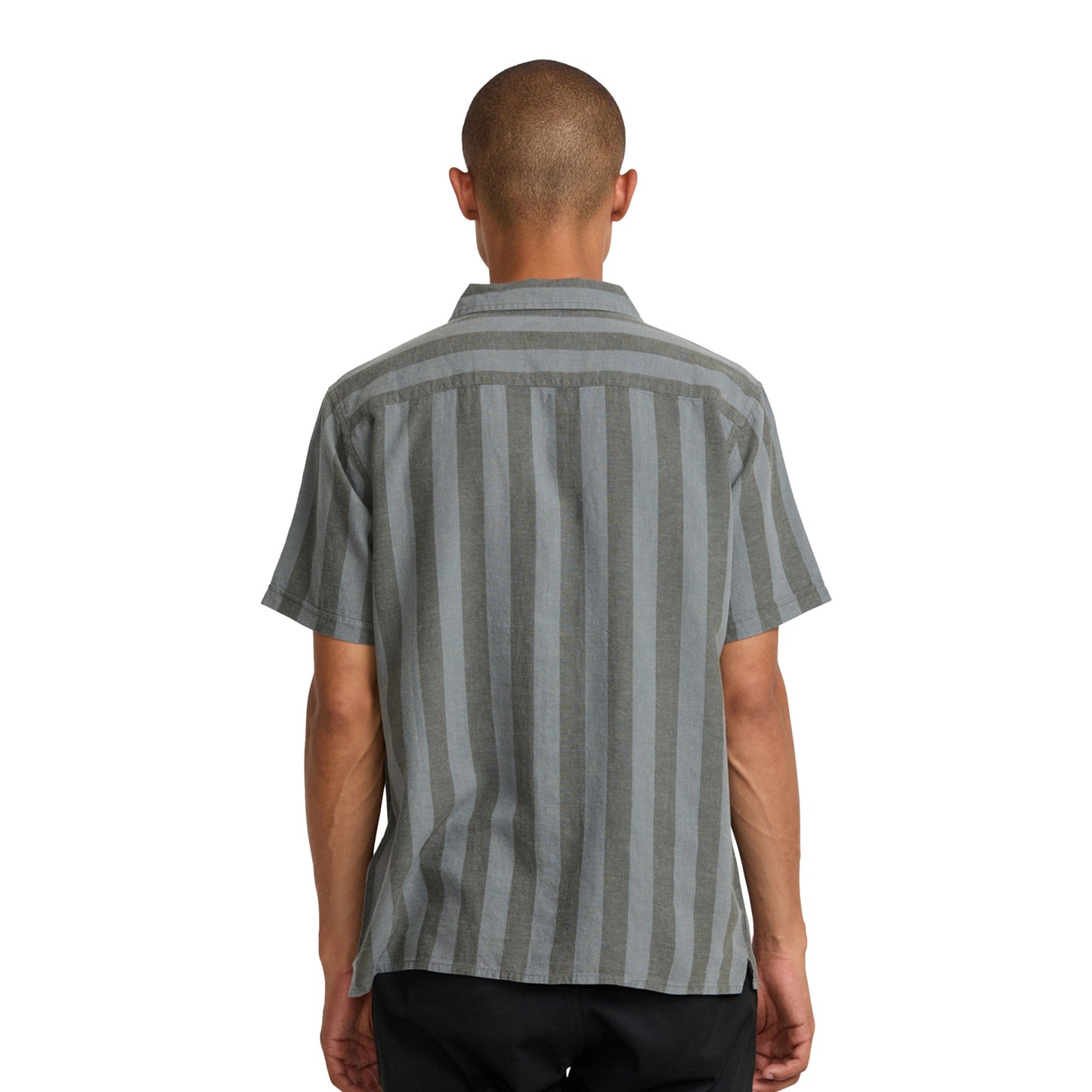 RVCA Love Stripe SS Shirt Sage Leaf - AVYWT00501-SLE